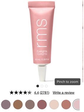 NEW! RMS Beauty Eyelights Eye Cream - lustre (soft pink colour)